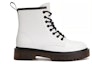 Order (W) Aokang But Kasut Tinggi Mid-Calf Martin Bertali Hujung Bulat 'Putih' 1224913038