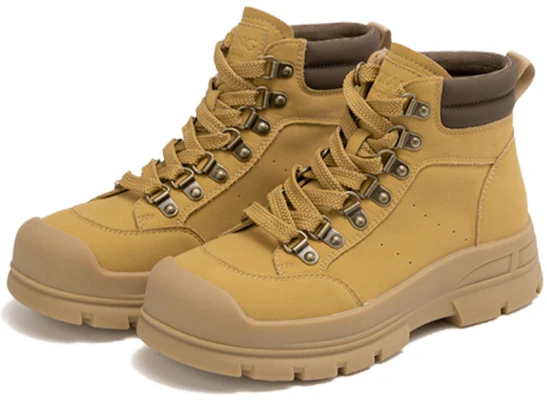 (W) Aokang Sepatu Martin Betis Tengah Tali Renda 'Kuning Coklat' 1234913010 Lookbook (W) Aokang Sepatu Martin Betis Tengah Tali Renda 'Kuning Coklat' 1234913010