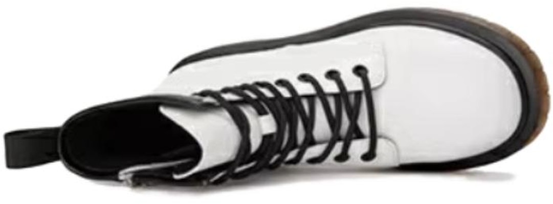 (Women) Aokang Round Toe Lace-Up Mid-Calf Martin Boots 'White' 1224913038 Shop (Women) Aokang Round Toe Lace-Up Mid-Calf Martin Boots 'White' 1224913038