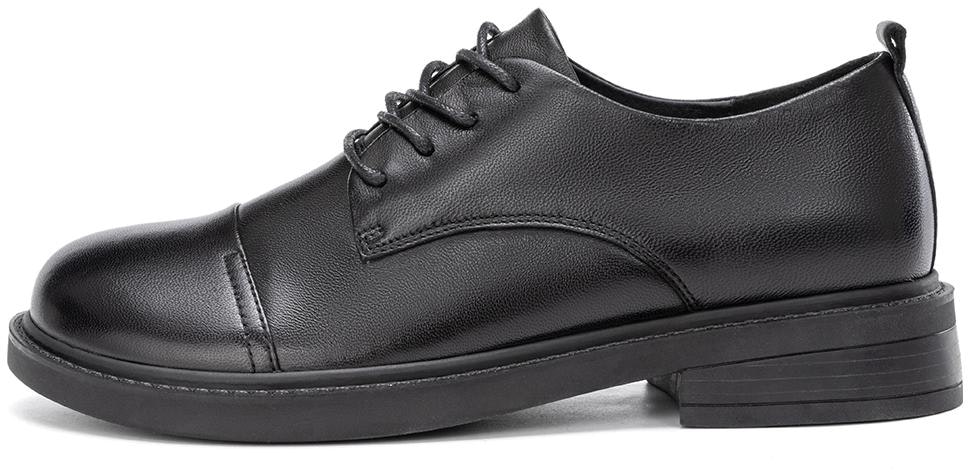 women-aokang-round-toe-retro-lace-up-leather-oxford-british-style-black-1224414053