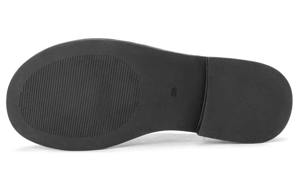 (W) Aokang Round Toe Retro Lace-Up Leather Oxford 'British Style Black' 圖 5