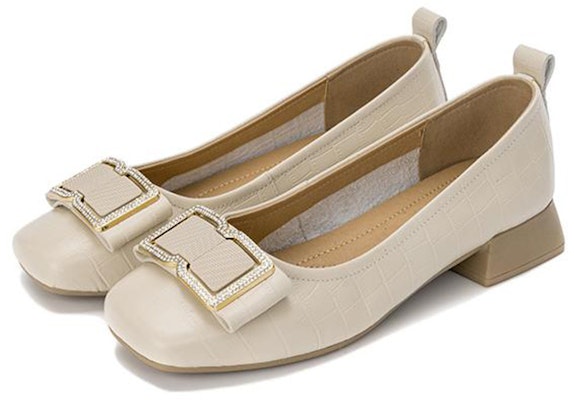 (W) Aokang Kasut Slip-On Hujung Bulat 'Beige' 1234111071 Lookbook (W) Aokang Kasut Slip-On Hujung Bulat 'Beige' 1234111071
