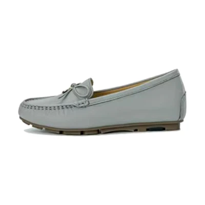 (W) Aokang Round Toe Slip-On 'Blue'