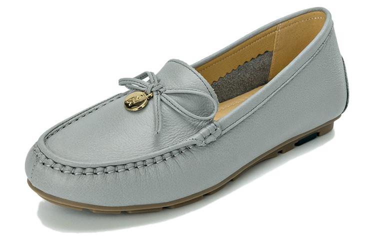 Order (W) Aokang Sepatu Slip-On Round Toe 'Biru' 1234321051