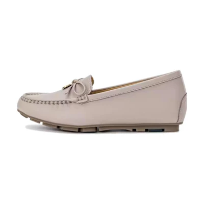 (W) Aokang Round Toe Slip-On Casual Shoes 'Apricot'
