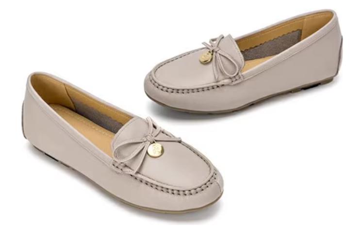 (W) Aokang Round Toe Slip-On Casual Shoes 'Apricot' 圖 4