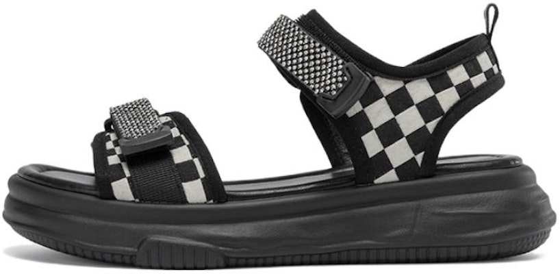 (Women) Aokang Sandal 'Black Open-Toe Flat' 1234821089 Buy (Women) Aokang Sandal 'Black Open-Toe Flat' 1234821089