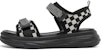 (Women) Aokang Sandal 'Black Open-Toe Flat' 1234821089