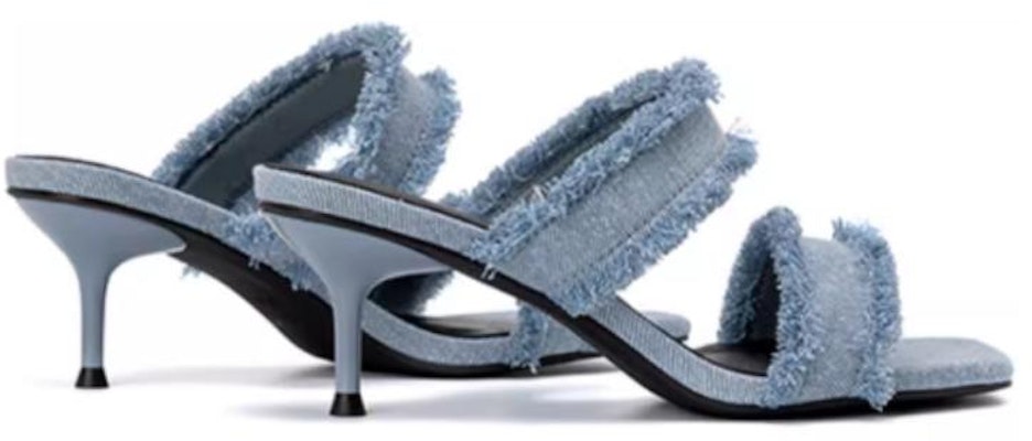 (W) Sandal Aokang 'Slip-On Rumbai Biru Muda' 1234811117 Order (W) Sandal Aokang 'Slip-On Rumbai Biru Muda' 1234811117