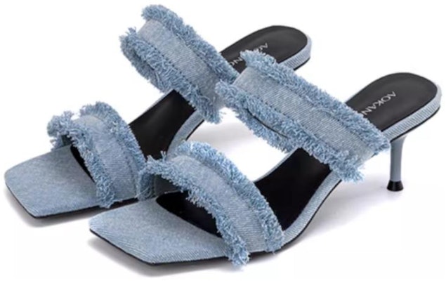 (W) Sandal Aokang 'Slip-On Rumbai Biru Muda' 1234811117 Lookbook (W) Sandal Aokang 'Slip-On Rumbai Biru Muda' 1234811117