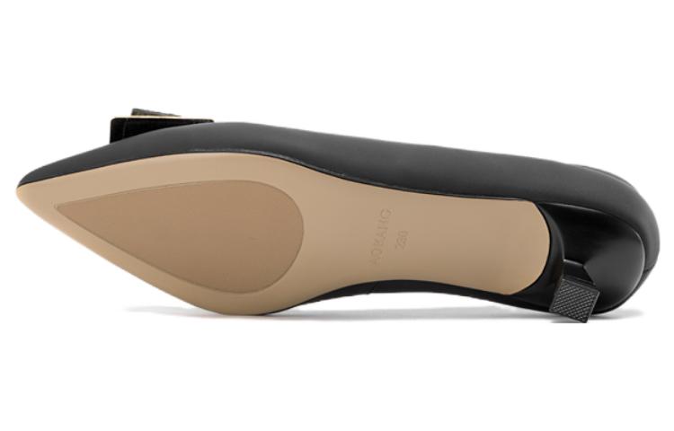 (W) Aokang Sheepskin 'Black Pointed Toe Stiletto' 圖 4