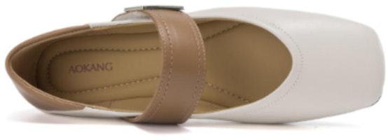 (W) Aokang Sheepskin 'Hujung Petak Perancis Beige Coklat' 1234221030 Lookbook (W) Aokang Sheepskin 'Hujung Petak Perancis Beige Coklat' 1234221030