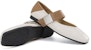 (W) Aokang Sheepskin 'Hujung Petak Perancis Beige Coklat' 1234221030