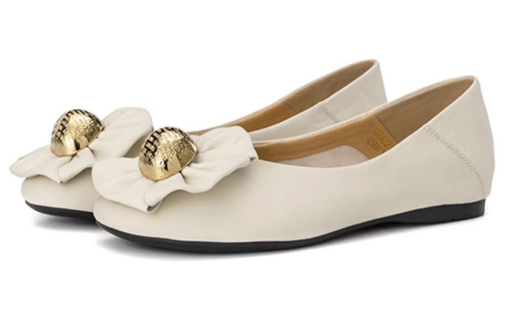 (W) Aokang Sheepskin Casual Shoes 'Sweet Temperament Beige' 圖 2