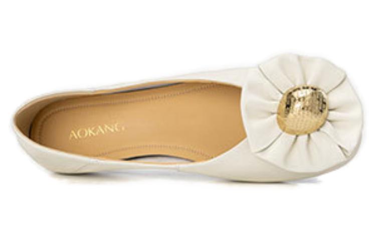 (W) Aokang Sheepskin Casual Shoes 'Sweet Temperament Beige' 圖 4