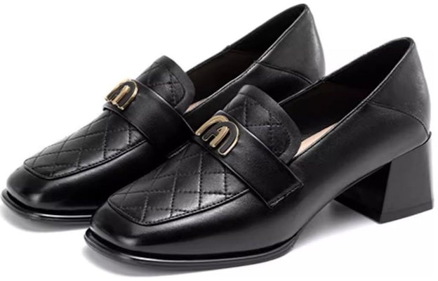 (W) 아오캉 양가죽 스퀘어토 청키힐 블랙 (Aokang sheepskin square-toe chunky heel black) 1234414022 Lookbook (W) 아오캉 양가죽 스퀘어토 청키힐 블랙 (Aokang sheepskin square-toe chunky heel black) 1234414022