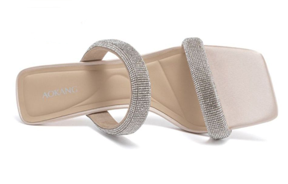 (W) Aokang Slide 'Fashion Beige' 圖 4