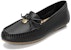 (Women) Aokang Slip-On Round Toe Casual Flat 'Black' 1234321049