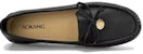 (Women) Aokang Slip-On Round Toe Casual Flat 'Black' 1234321049