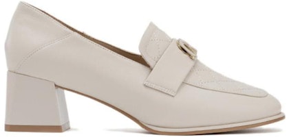 (W) (女性用) Aokang スクエアトゥ「ベージュブロックヒール」1234414023 1234414023 Order (W) (女性用) Aokang スクエアトゥ「ベージュブロックヒール」1234414023 1234414023