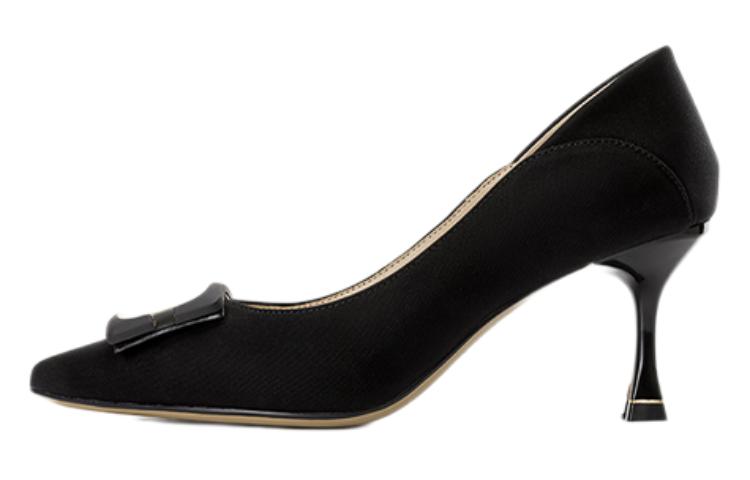 (W) Aokang Stiletto High Heels 'Black 7cm'