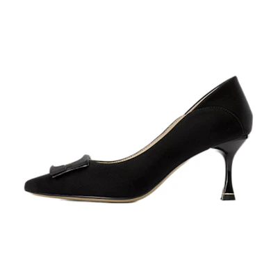 (W) Aokang Stiletto High Heels 'Black 7cm'