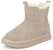 (W) Aokang But Salji Velvet Suede Comfort Plus Kelabu Paras Betis 1224021028