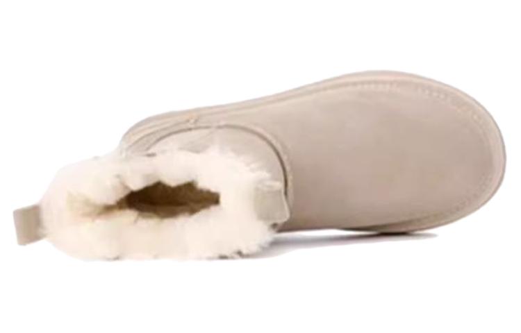 Lookbook (W) Aokang Suede Comfort Plus Velvet Sepatu Boots Salju 'Abu-abu' 1224021028