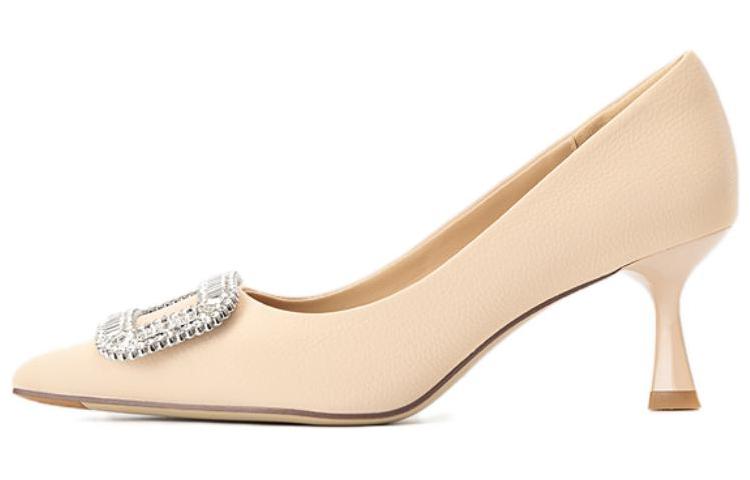 Buy (W) Aokang Suede Merah Muda 'High Heels Elegan Fashion' 1234111079