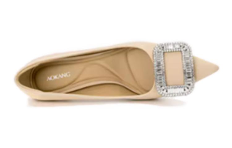 Lookbook (W) Aokang Suede Merah Muda 'High Heels Elegan Fashion' 1234111079