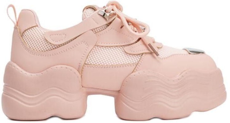 奧康AOKANG 合成革 厚底增高 低幫 老爹鞋 女款 粉色 Order 奧康AOKANG 合成革 厚底增高 低幫 老爹鞋 女款 粉色