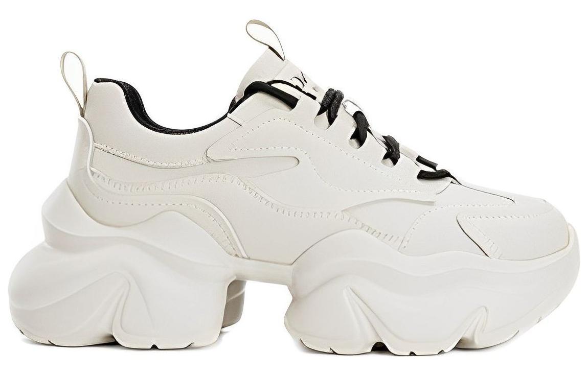 (W) Aokang Synthetic Leather Low-Top 'Beige Fashion Dad Shoe' 圖 2