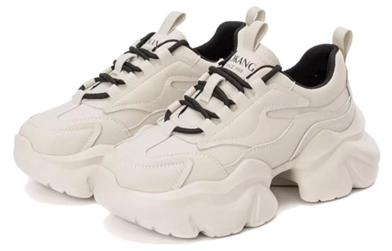 (W) Aokang Synthetic Leather Low-Top 'Beige Fashion Dad Shoe' 圖 4