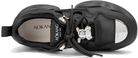 (W) アオカン 合成皮革 プラットフォーム ロートップ『ブラックダッドシューズ』 1234432008 Order (W) アオカン 合成皮革 プラットフォーム ロートップ『ブラックダッドシューズ』 1234432008