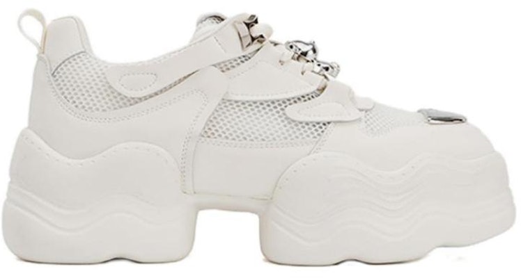 (Women) Aokang Synthetic Leather Platform Low-Top 'Beige Dad Shoe' 1234432009 Lookbook (Women) Aokang Synthetic Leather Platform Low-Top 'Beige Dad Shoe' 1234432009