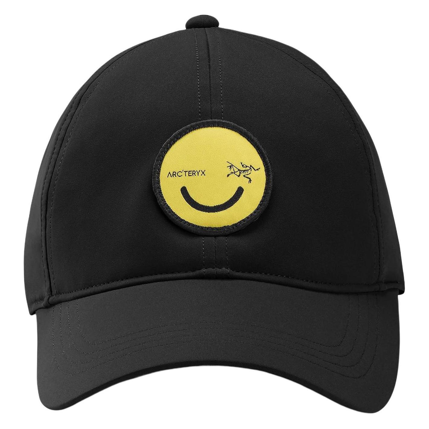 Lookbook (W) 아크테릭스 블랙 그래픽 폴리에스터 캡. 28901-Black