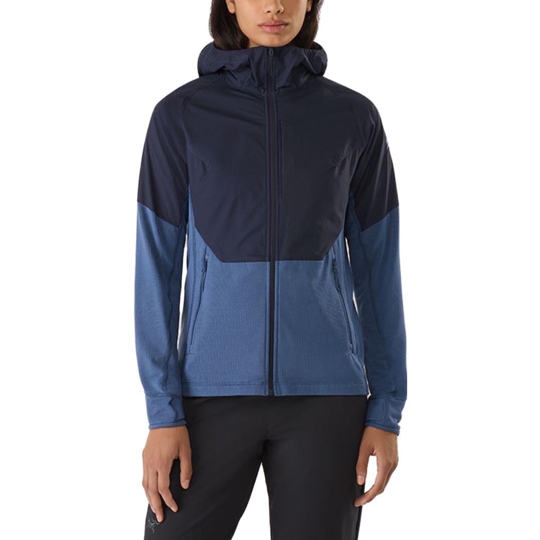 Shop (W) 아크테릭스 델타 하이브리드 후드 플리스 자켓 방풍 컬러블록 따뜻한 코트 29607