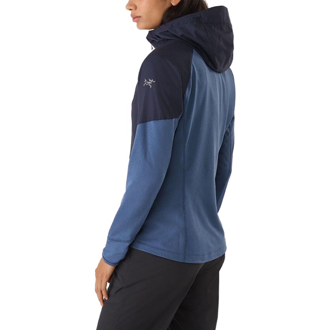 Details for (W) 아크테릭스 델타 하이브리드 후드 플리스 자켓 방풍 컬러블록 따뜻한 코트 29607