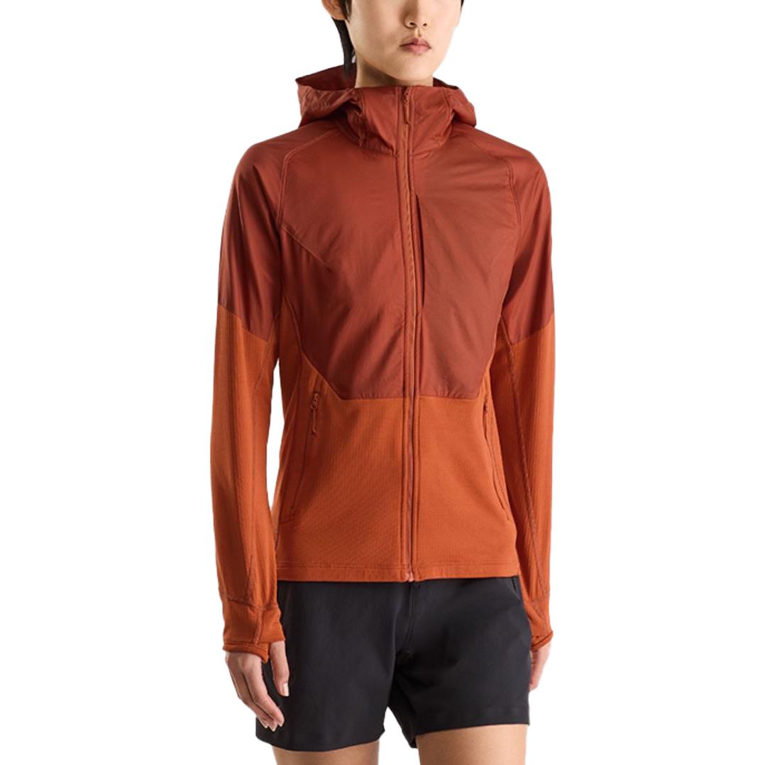 Cheap (W) 아크테릭스 델타 하이브리드 후드 플리스 자켓 방풍 컬러블록 따뜻한 코트 29607