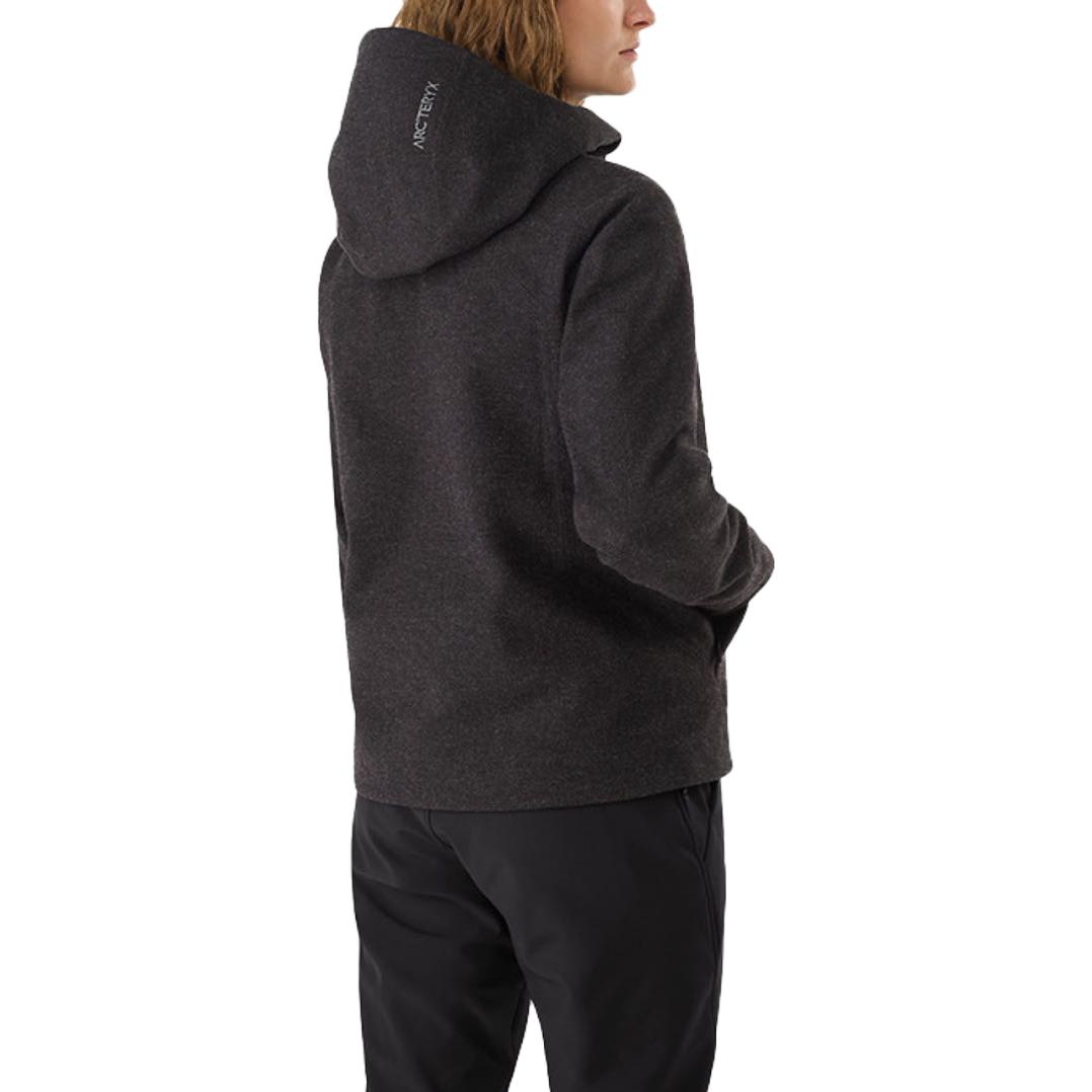 (Women) Arcteryx  Paral Tech Solid Logo Embroidered Softshell Hoodie Jacket Black 29634 圖 4