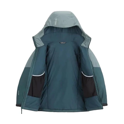 (Women) Arcteryx RUSH Insulated Windproof Colorblock Logo Hooded Jacket. 29640