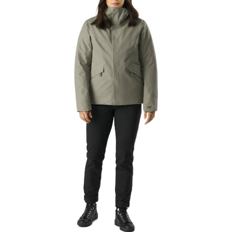 Shop (Women) Arcteryx  Solid Color Hooded Down Parka Jacket. 29052