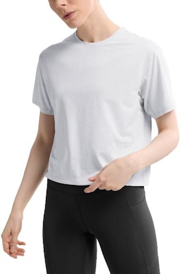 (Women) Arcteryx TAEMA Crop Lightweight Quick-Dry T-Shirt with Colorful Logo. 30732 4