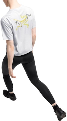 (Women) Arcteryx TAEMA Crop Lightweight Quick-Dry T-Shirt with Colorful Logo. 30732 7