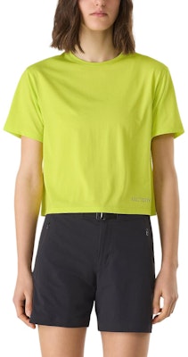 (Women) Arcteryx TAEMA Crop Lightweight Quick-Dry T-Shirt with Colorful Logo. 30732 9