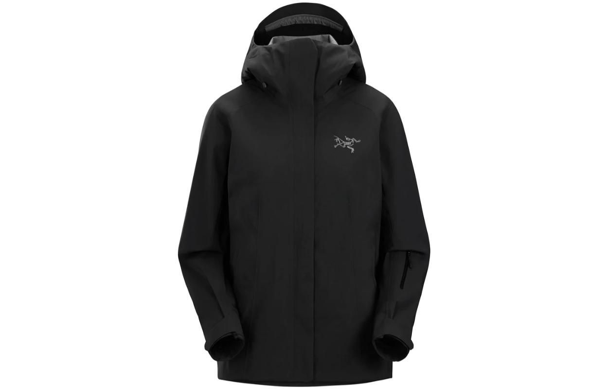 (Women) Arcteryx Andessa  Softshell Jacket Patterned Long Sleeve - Black. 29645