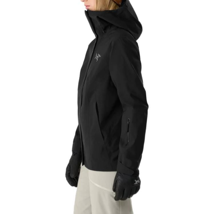 (Women) Arcteryx Andessa  Softshell Jacket Patterned Long Sleeve - Black. 29645 圖 5
