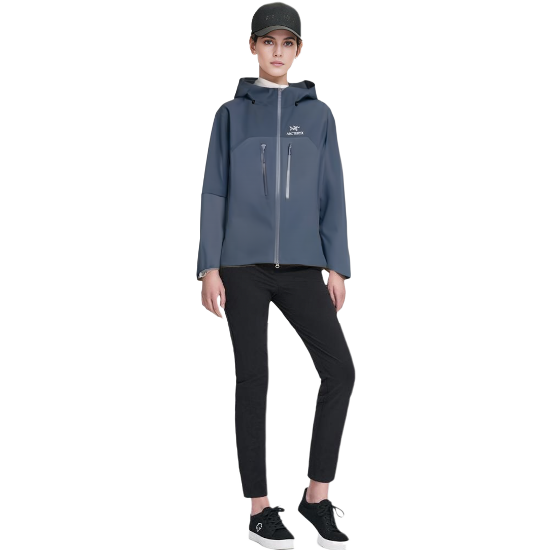 (Women) Arcteryx Arc'teryx  Alpha AR Jacket Blue - Patterned Full-Zip Long Sleeve Jacket 30083 圖 3