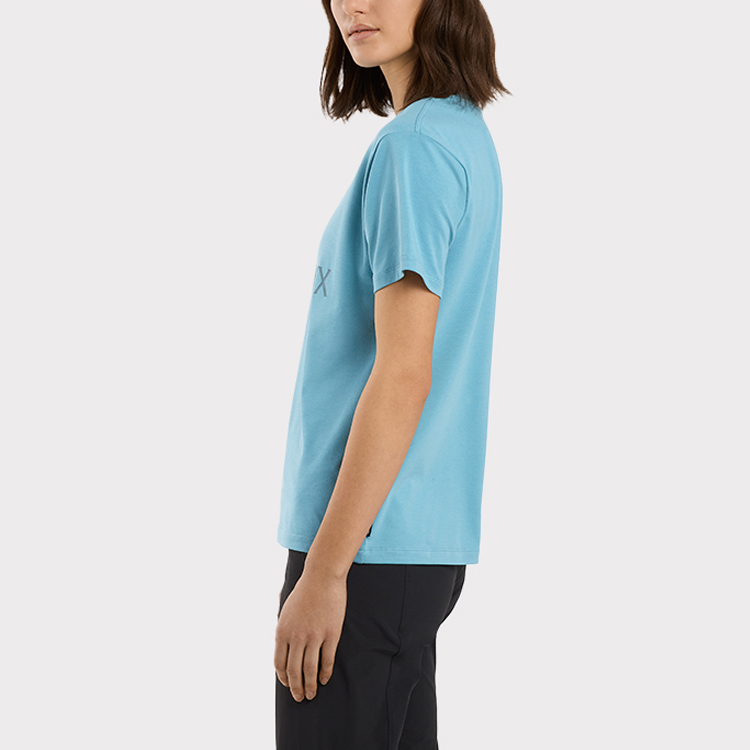Sizing (W) アークテリクス ロゴプリント 半袖Tシャツ 通気性抜群 29611