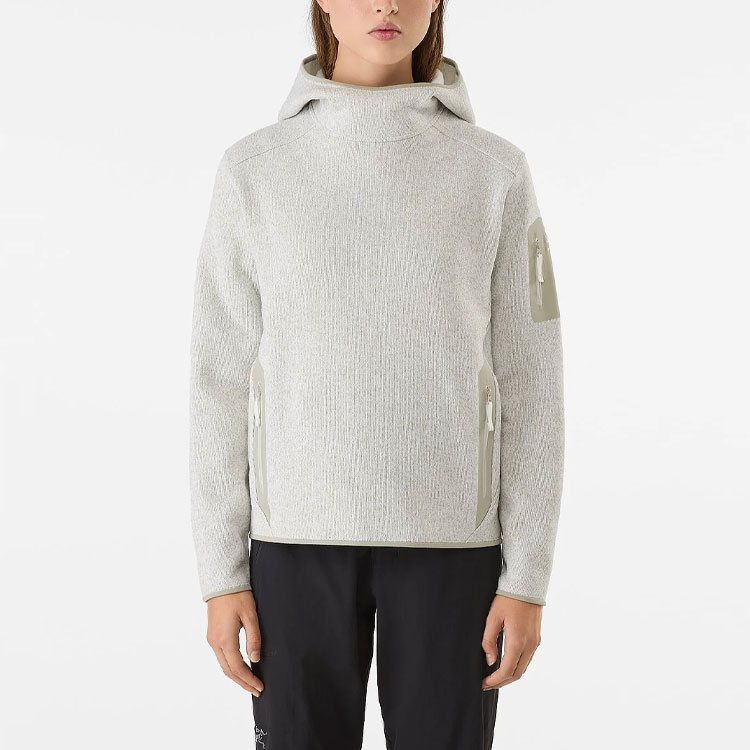 Cheap (Women) Arcteryx Arc'teryx  Covert Hoodie Fleece with Side Logo and Warm Print Design. X000005741